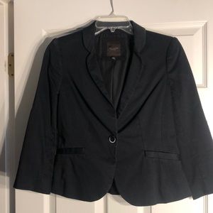 The Limited Two Button Black Career Blazer Jacket, Size Small